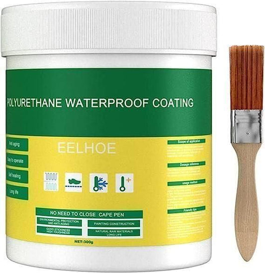 Polyurethane Waterproof Glue – Strong Leak Proof Adhesive with Brush (300g)
